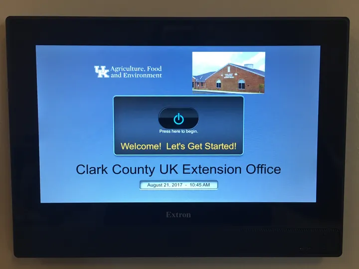 Clark Co UK Extension Office — audio visual work by Pro Sound & Lights